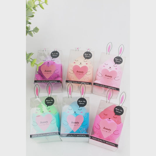 Bunny Makeup Sponge and Stand