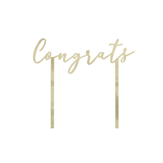 Congrats Cake Topper