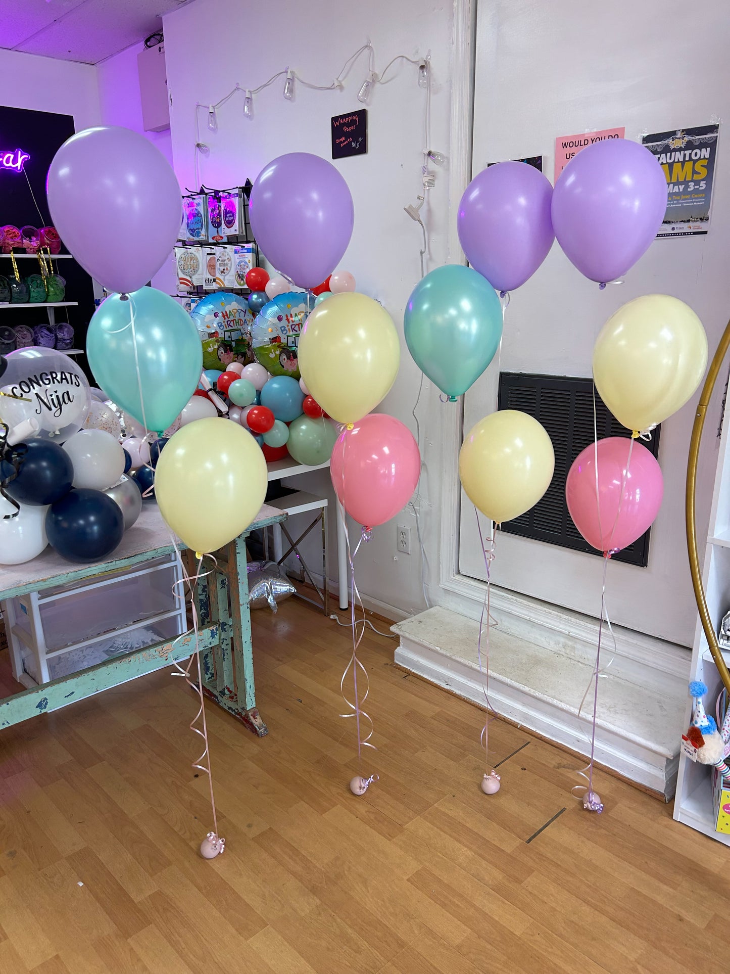 3 Balloon Helium Bouquet