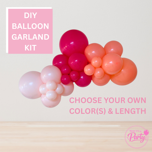 DIY Balloon Garland Kit (Choose Your Color(s) and Size)