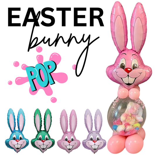 Stuffed Balloon - Easter Bunny Pops (prefilled)