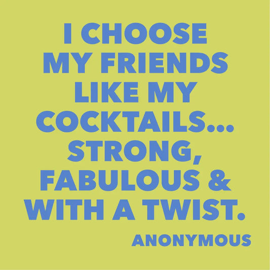 Friends Like My Cocktails Napkins 20ct