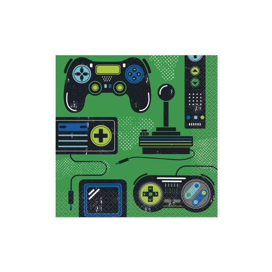 Gamer Themed Napkin - 16ct