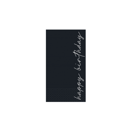 Script Happy Birthday Dinner Napkins 16ct