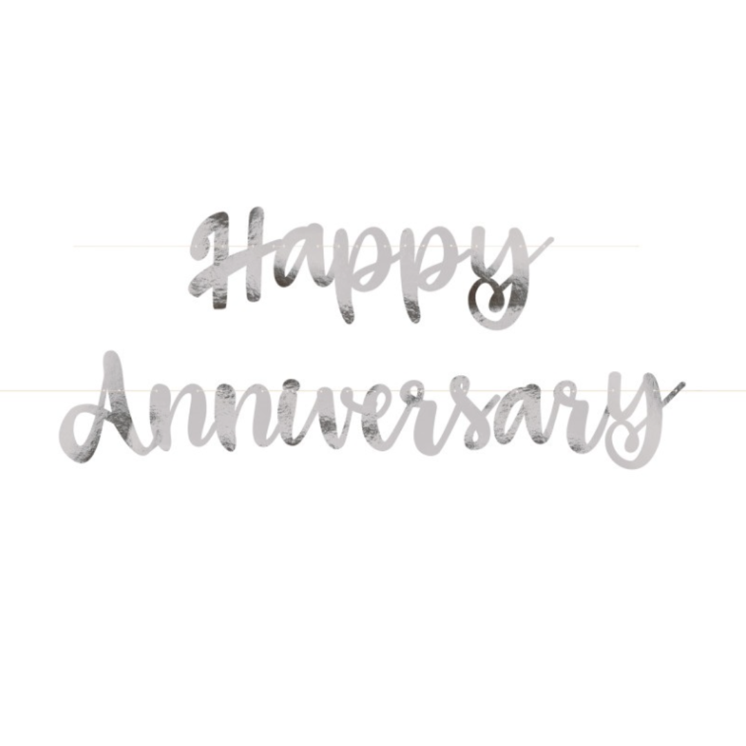 Happy Anniversary - Silver