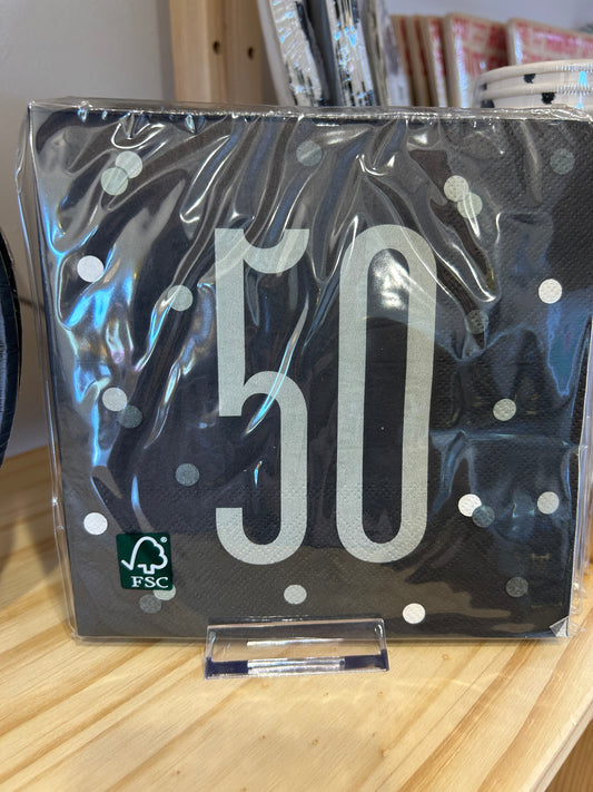 "50" Napkins