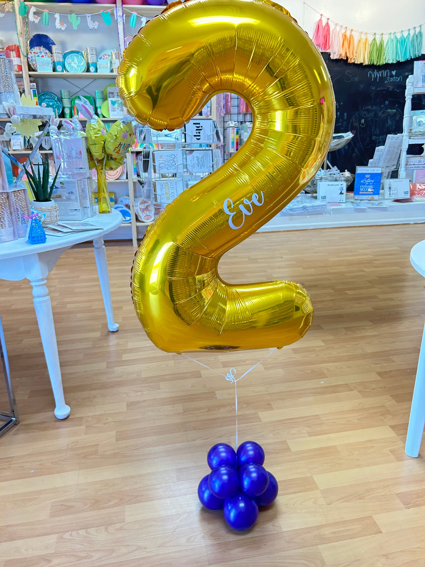Numbers / 34 Inch 1 Number ONLY HELIUM Balloons with bubble base