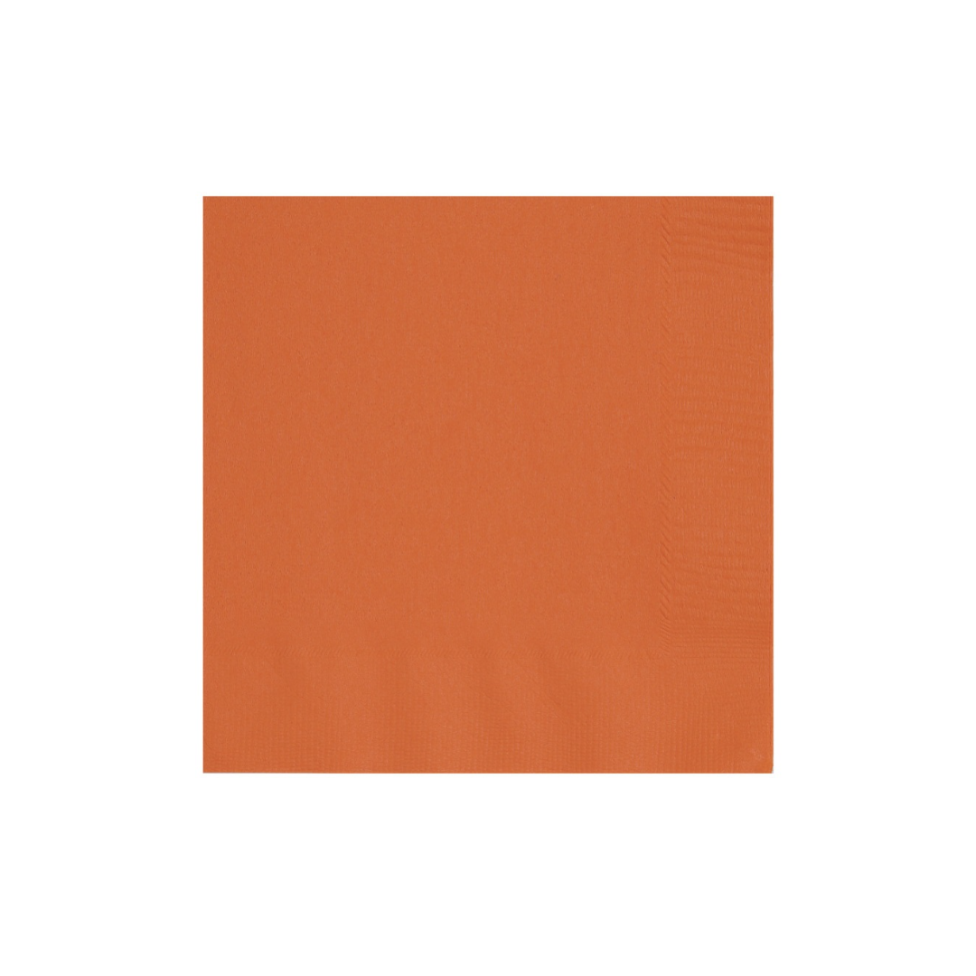 Orange Cocktail Napkins 20ct