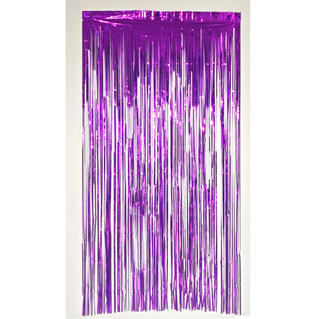 Foil Curtain - Purple 3x8