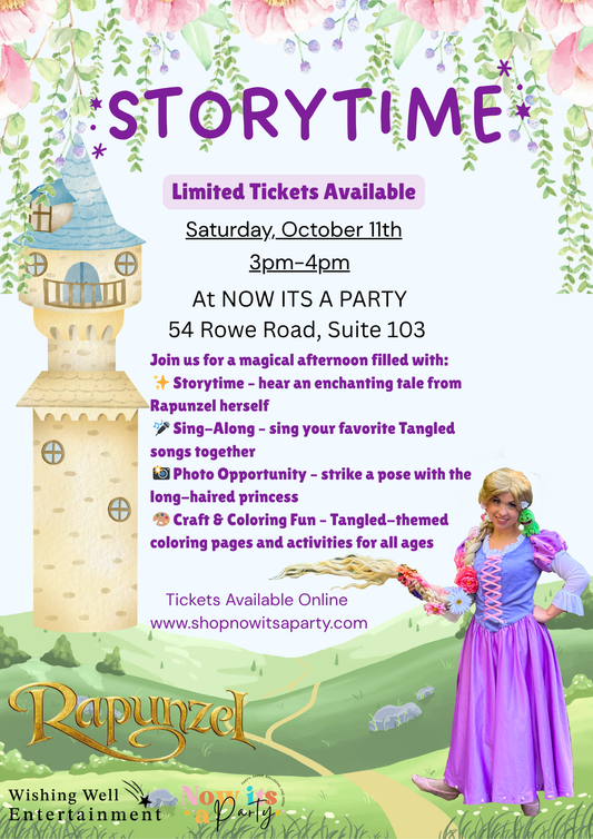 Rapunzel Storytime Ticket (1 Adult/1 Child)