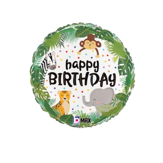 Foil Standard - Safari Happy Birthday