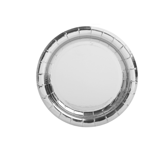 Solid Silver Dessert Plates 8pk