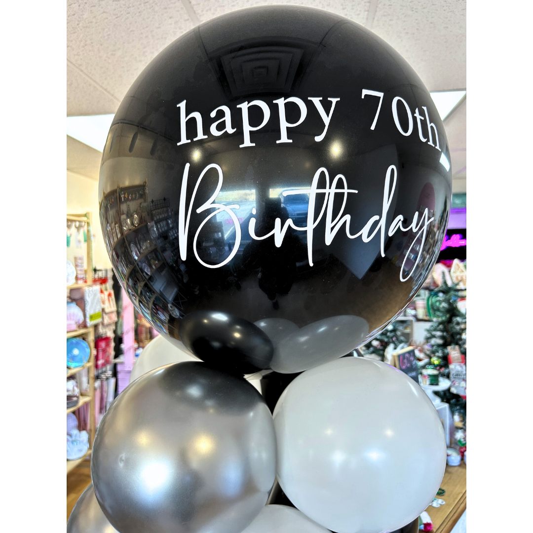 Spiral Balloon Column - Customized Topper