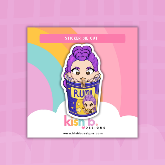 Demon Hunter's Ramen Sticker - Rumi