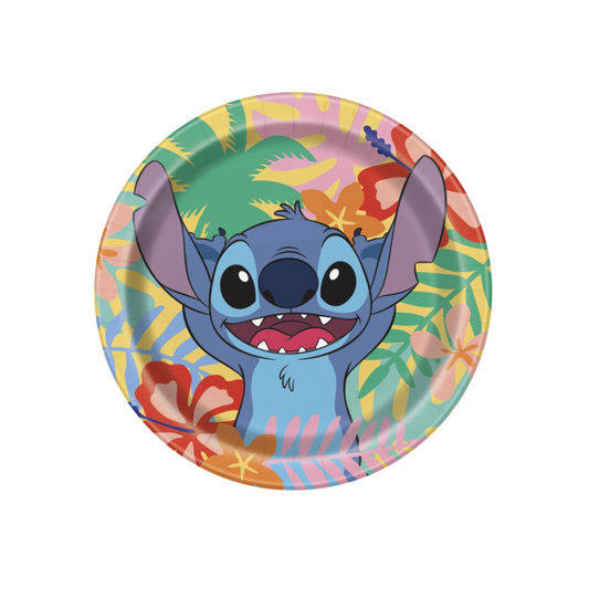Stitch Themed Dessert Plates - 8pk