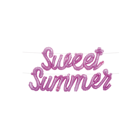 Ice Cream "Sweet Summer" Balloon Banner Kit Decoration