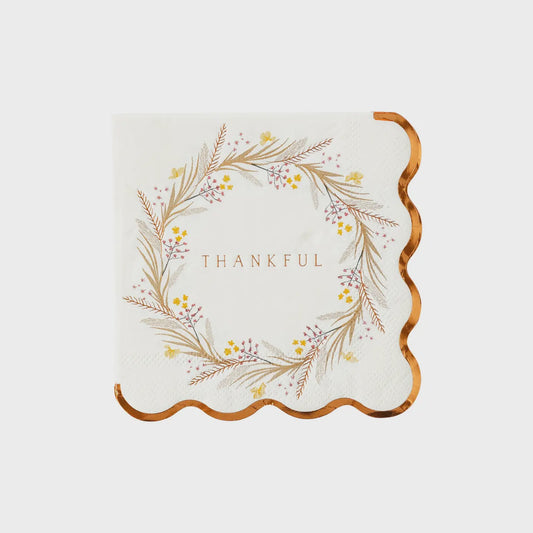 Thankful Napkins 18ct