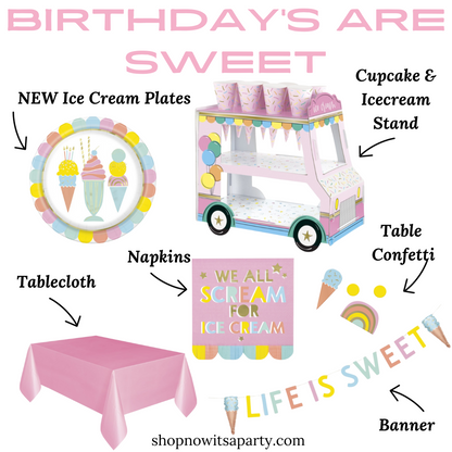 Ice Cream Table Confetti