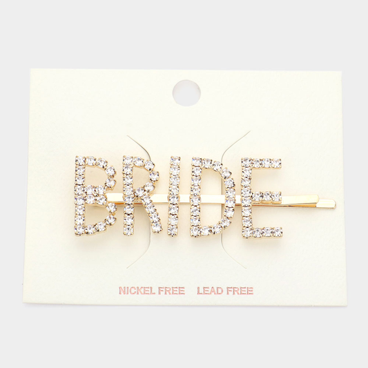 BRIDE Rhinestone Hair Bobby Pin