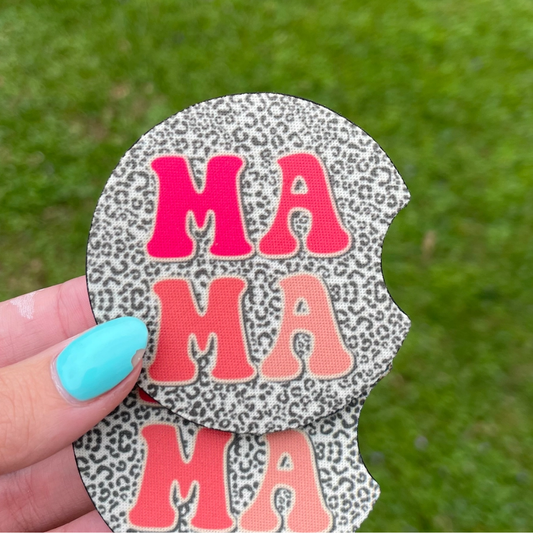 Car Coaster Set - Mama Leopard