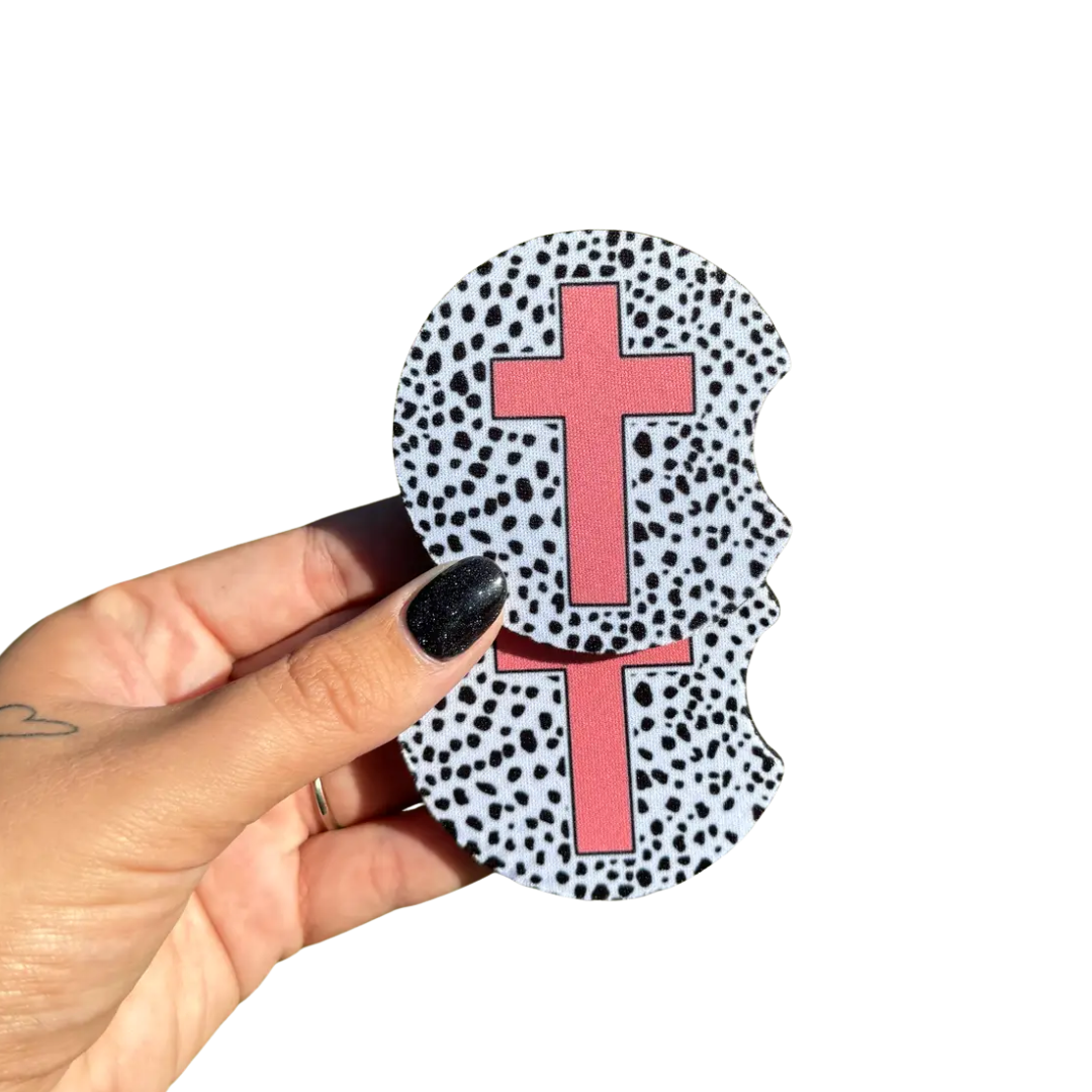 Car Coaster Set - Cross