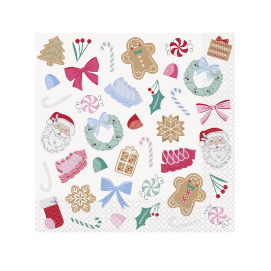 Christmas Treats Lunch Napkins 16ct