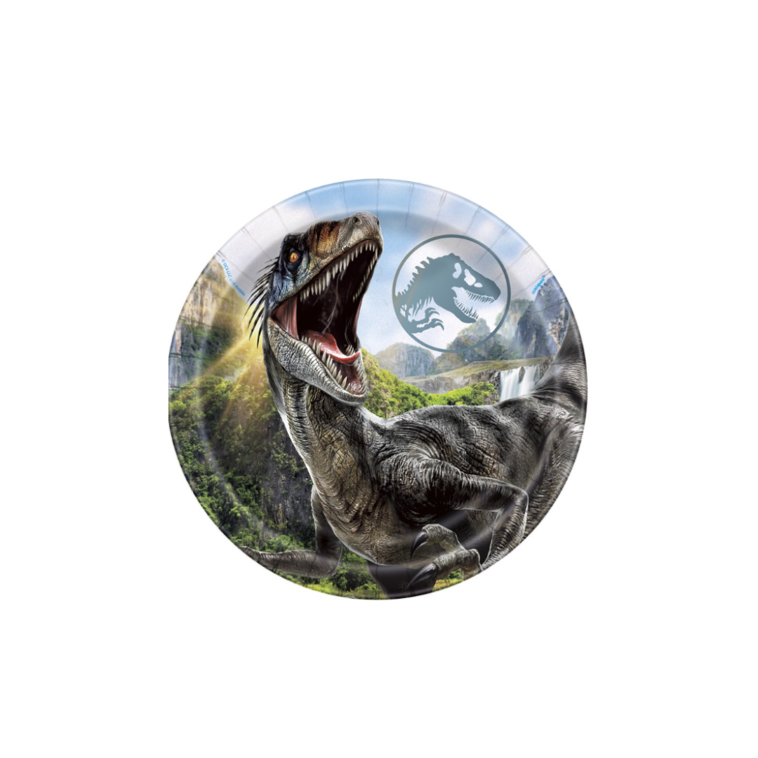 Jurassic World Dessert Plates - 8pk