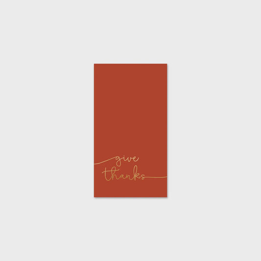 Give Thanks Guest Napkins 18ct