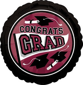 Foil Standard - Congrats Grad "Maroon"