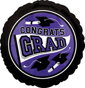 Foil Standard - Congrats Grad "PURPLE"