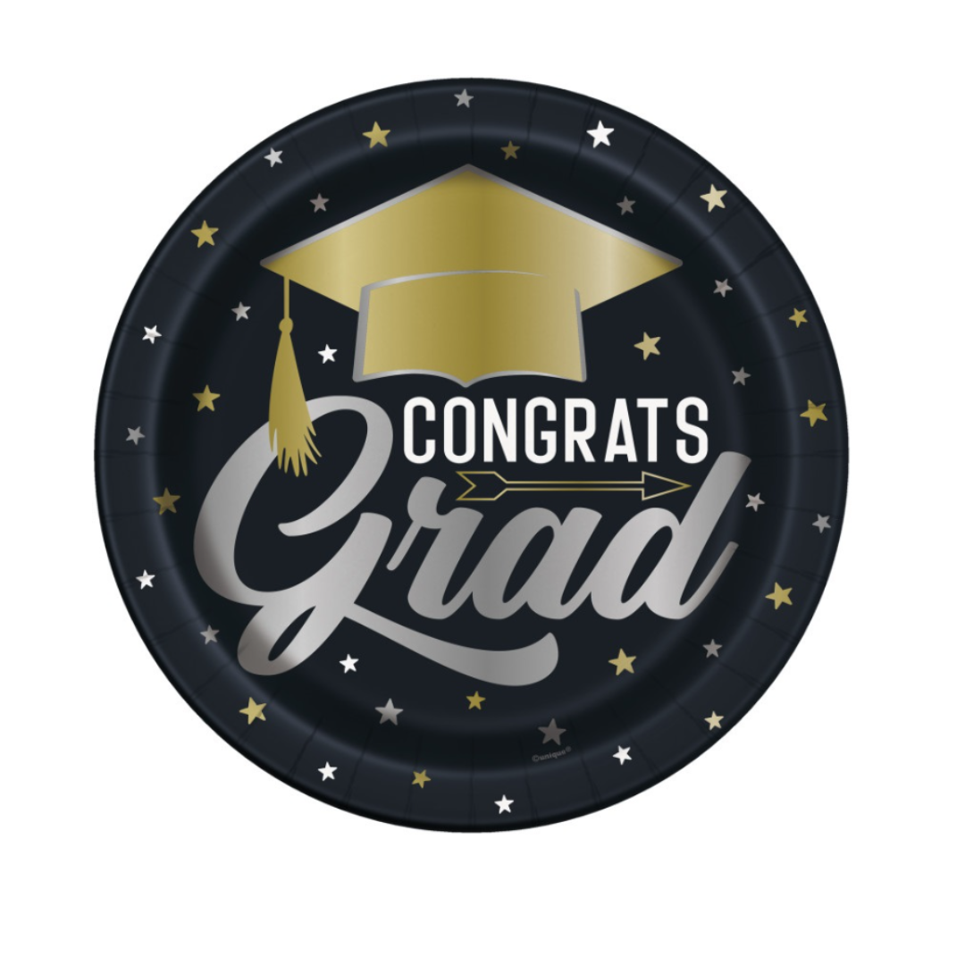 Congrats Grad Plates