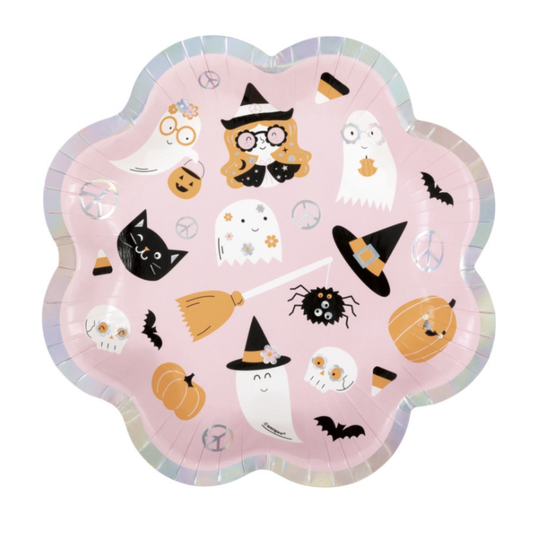 Groovy Halloween Plates - 8pk