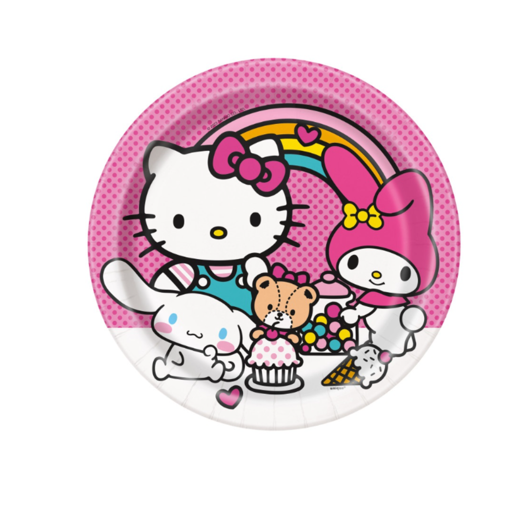 Hello Kitty Dinner Plates - 8pk