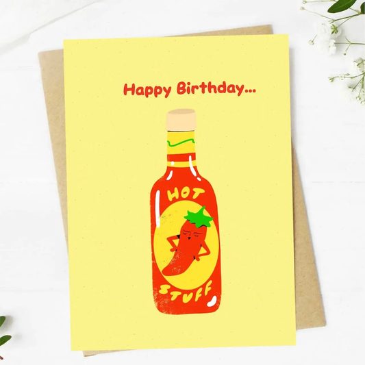 Happy Birthday HOT STUFF Card