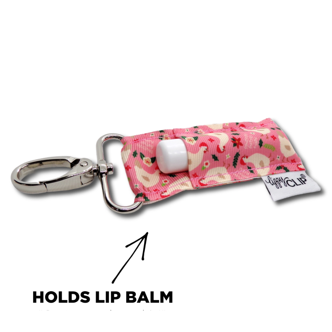 Merry Clucking Christmas Lippyclip® Lip Balm Holder