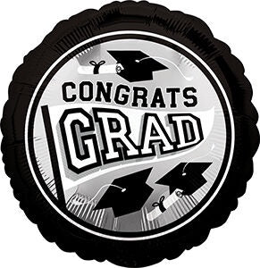 Foil Standard - Congrats Grad "SILVER"