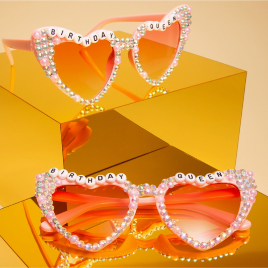 Birthday Queen Sunglasses - Pink