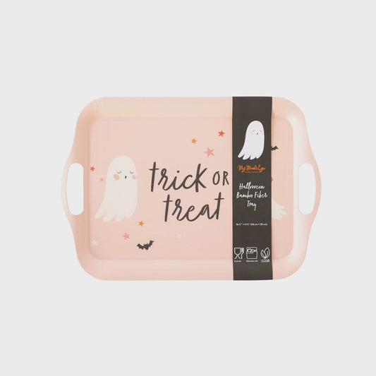 Trick or Treat Bamboo Tray