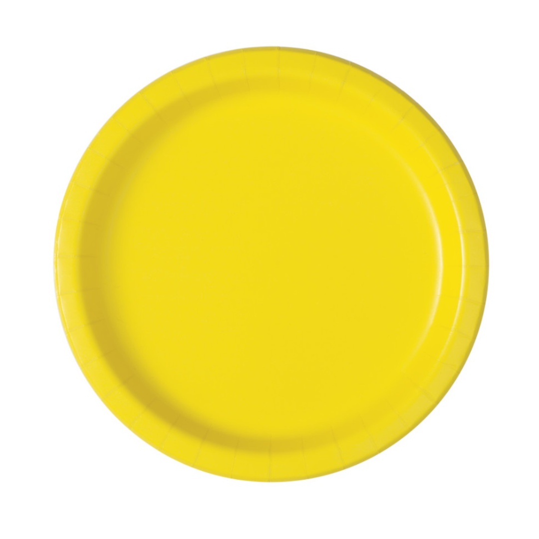 Yellow Dessert Plates
