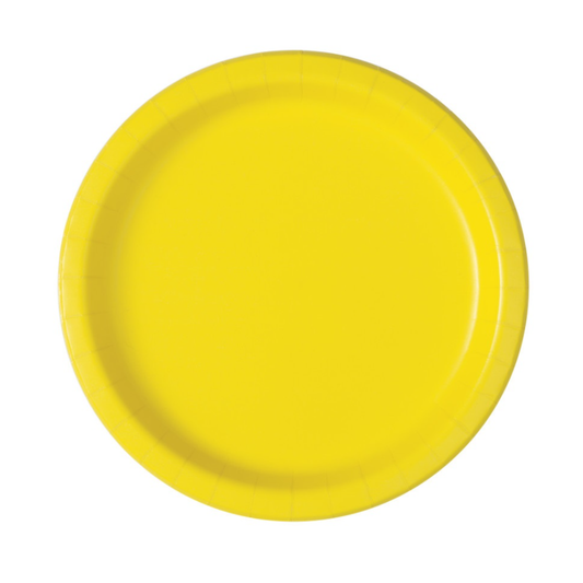 Yellow Dessert Plates
