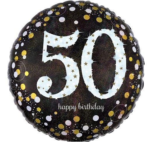 Foil Standard - 50 Milestone Birthday