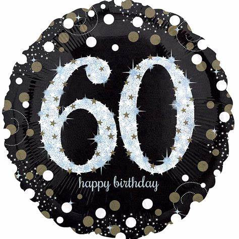 Foil Standard - 60 Milestone Birthday
