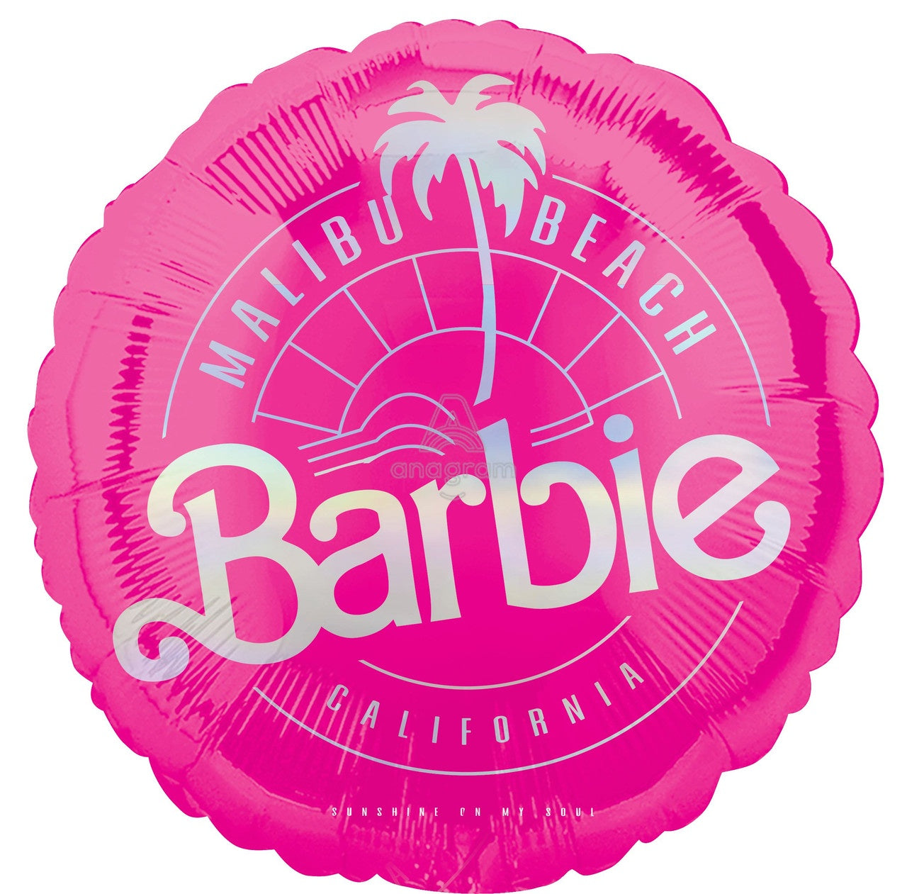 Foil Standard - Barbie Malibu Beach Helium Balloon