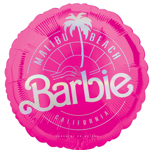 Foil Standard - Barbie Malibu Beach Helium Balloon