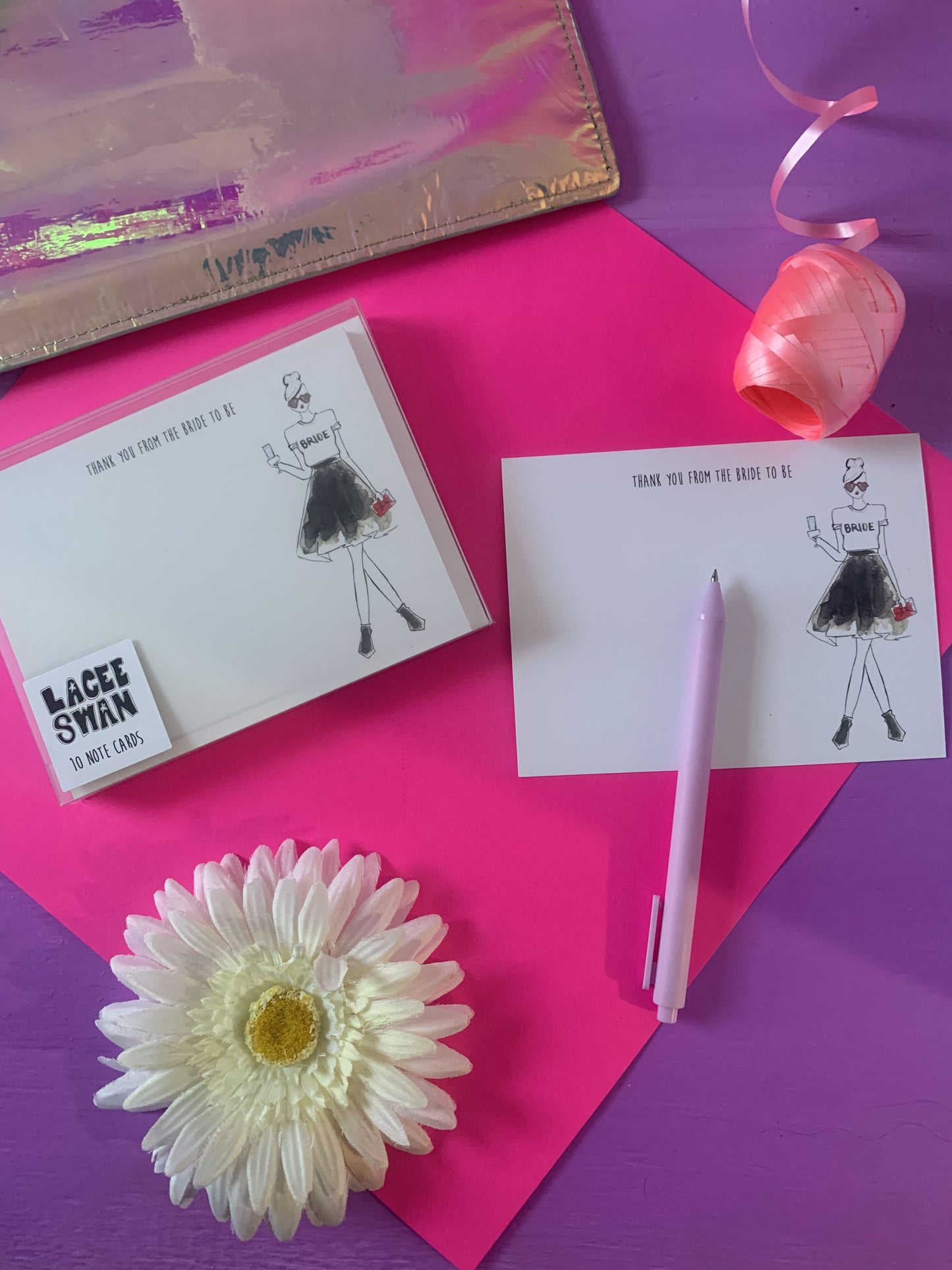 Thank You From Bride To Be - Stationary Set