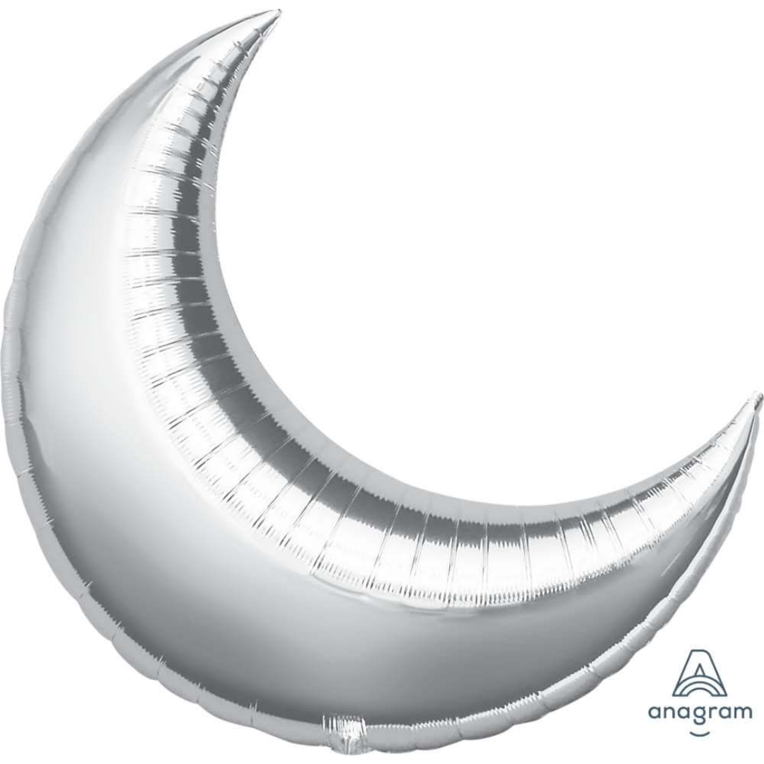 Jumbo Foil - Crescent Moon Silver