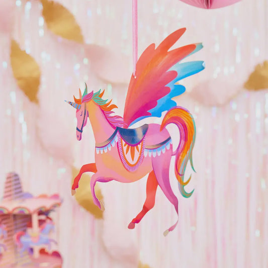 Unicorn Fairy Honeycomb Decorations