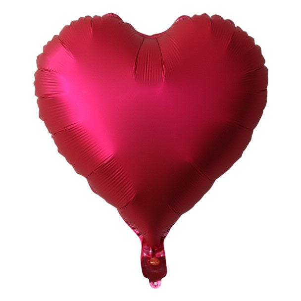 Foil Standard - Heart Matte Red