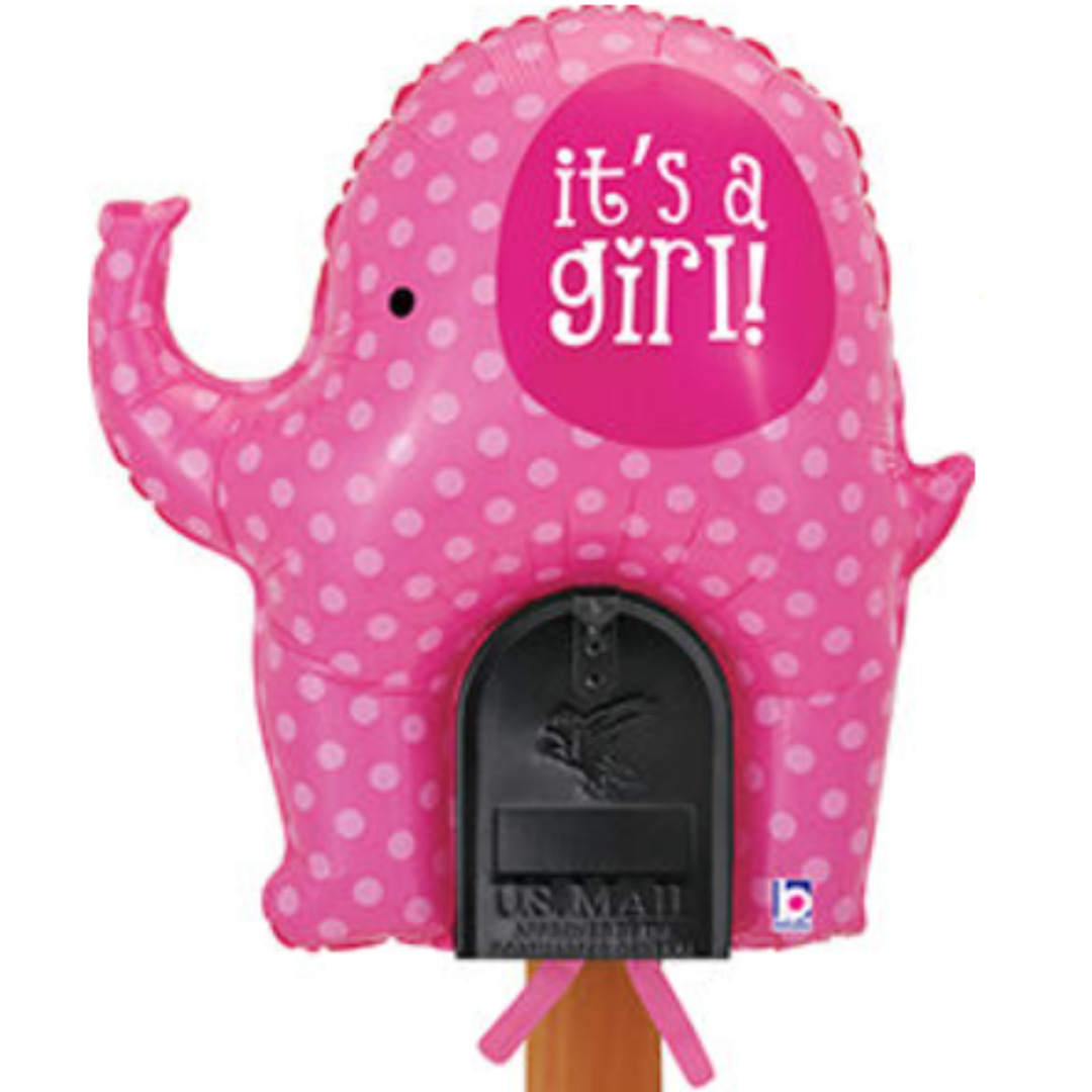 It's a GIRL Mailbox Balloon
