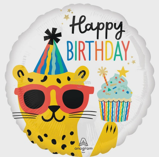 Foil Standard - Party Animal Helium Balloon
